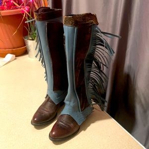 Ariat heritage boots custom half chaps